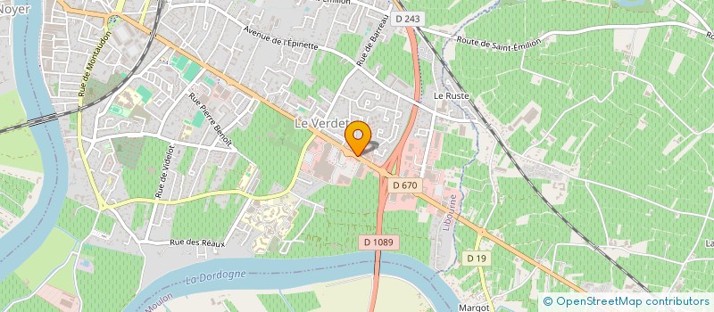 localisation de l'entreprise SCI DU 145 AV CHARLES DE GAULLE à LIBOURNE