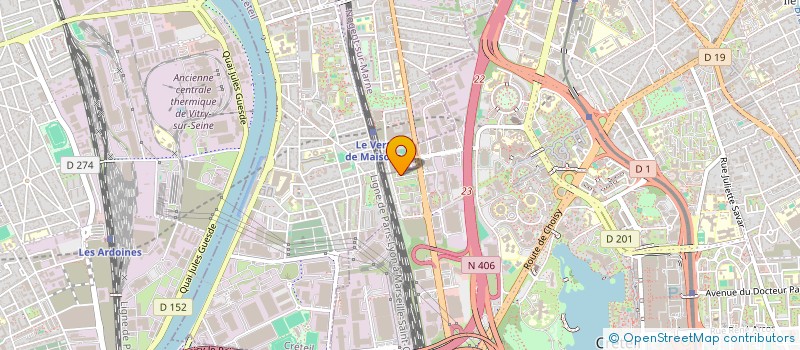 localisation de l'entreprise SCI DU 145 AVENUE MAL FOCH  CRETEIL