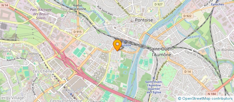 localisation de l'entreprise SCI DU 145 MONT-CENIS  PONTOISE