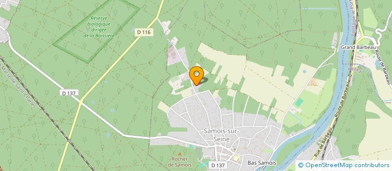 localisation de l'entreprise SCI DU 147 AVENUE HENRI BARBUSSE  SAMOIS-SUR-SEINE