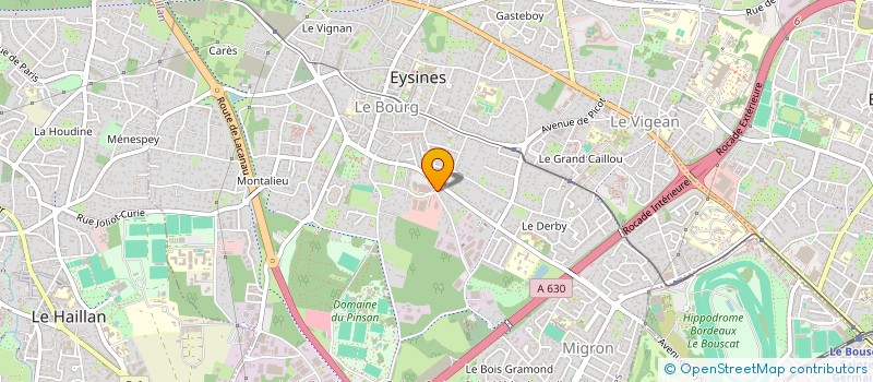 localisation de l'entreprise SCI DU 148 AVENUE DU TAILLAN  EYSINES