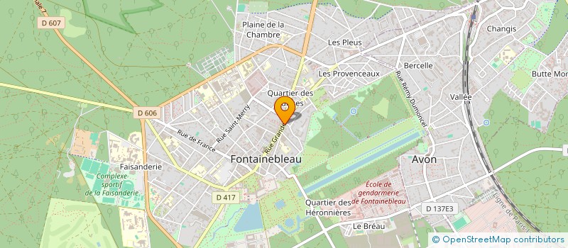 localisation de l'entreprise SCI DU 148 R GRANDE  FONTAINEBLEAU