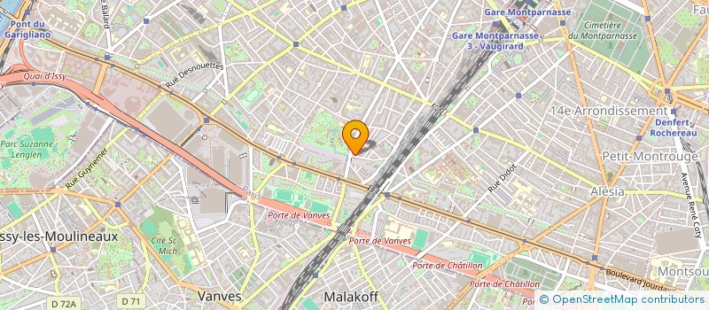 localisation de l'entreprise SCI DU 148 RUE CASTAGNARY PARIS 15EME  PARIS