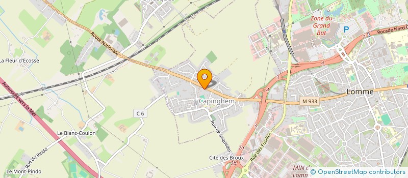 localisation de l'entreprise SCI DU 149 BIS RUE POINCARE  CAPINGHEM