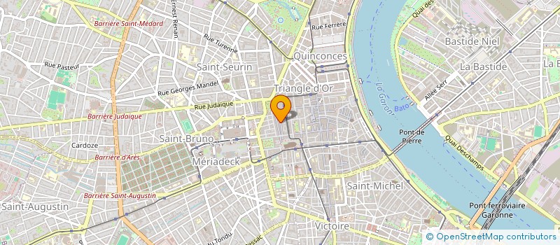 localisation de l'entreprise SCI DU 15-17 RUE DU NOVICIAT  BORDEAUX