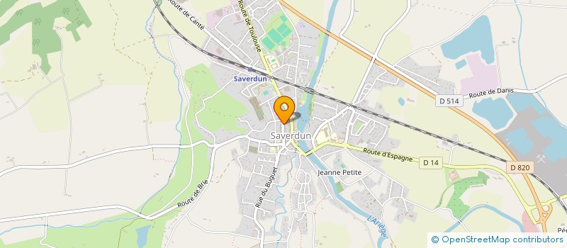 localisation de l'entreprise SCI DU 15 à SAVERDUN