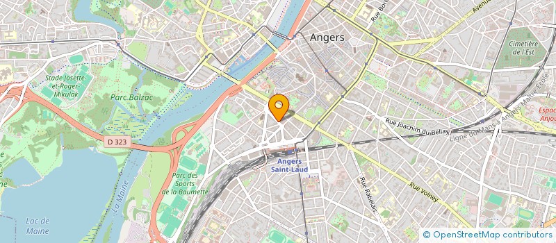 localisation de l'entreprise SCI DU 15 à ANGERS