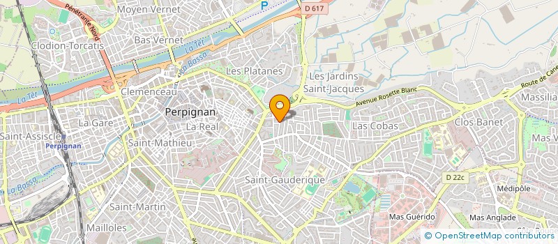 localisation de l'entreprise SCI DU 15 AOUT  PERPIGNAN