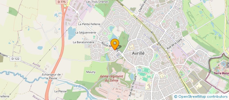 localisation de l'entreprise SCI DU 15 AVENUE D'AUTUN à AVRILLE