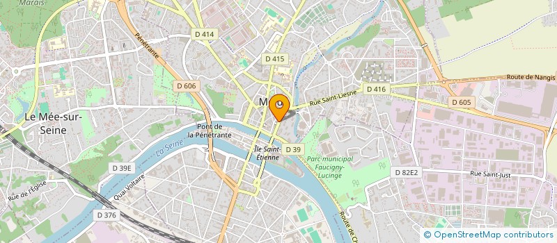localisation de l'entreprise SCI DU 15 BD GAMBETTA à MELUN