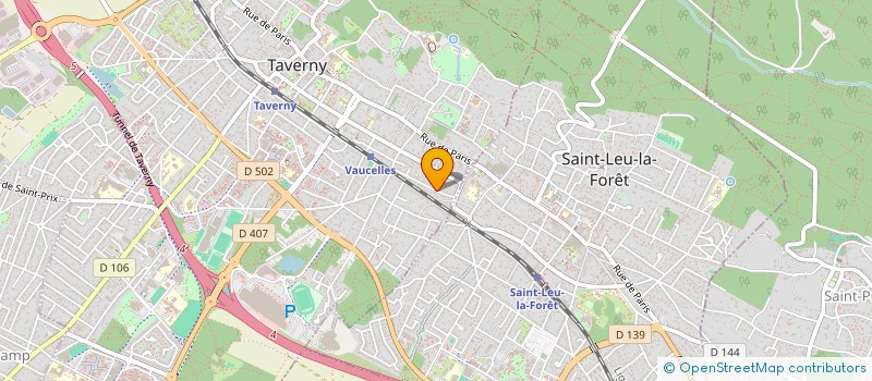 localisation de l'entreprise SCI DU 15 BIS EUGENE VALLERAND  TAVERNY