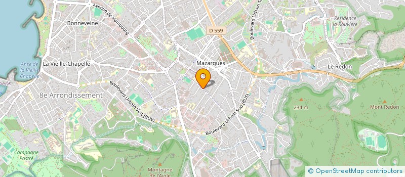 localisation de l'entreprise SCI DU 15 BOULEVARD VELASQUEZ à MARSEILLE