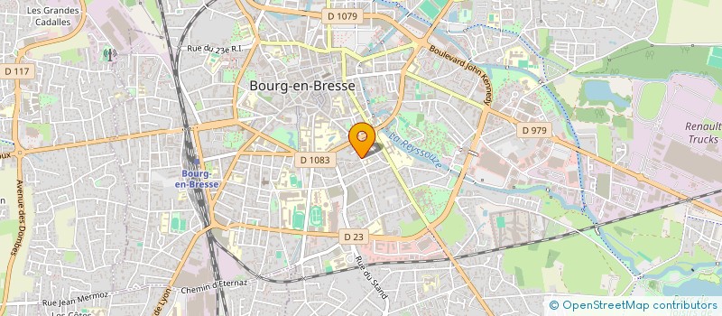 localisation de l'entreprise SCI DU 15 DE LA RUE CARNOT à BOURG-EN-BRESSE