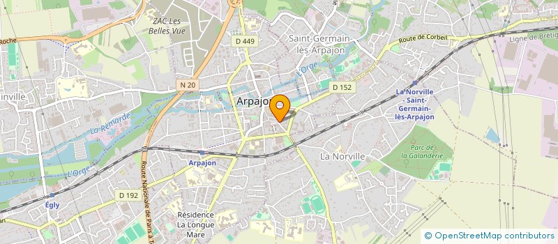 localisation de l'entreprise SCI DU 15 PLACE DU MARCHE  ARPAJON