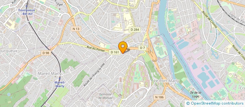 localisation de l'entreprise SCI DU 15 QU SUALEM  LE PECQ