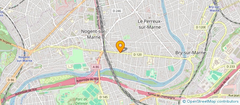 localisation de l'entreprise SCI DU 15 RUE BAYON  LE PERREUX-SUR-MARNE