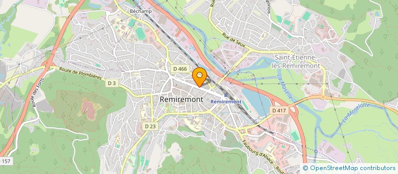 localisation de l'entreprise SCI DU 15 RUE DE LA FRANCHE PIERRE  REMIREMONT