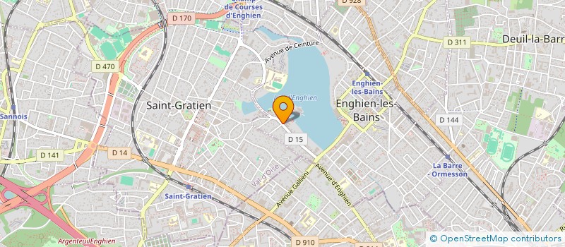 localisation de l'entreprise SCI DU 15 RUE DE MALLEVILLE à ENGHIEN-LES-BAINS