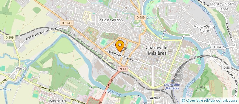 localisation de l'entreprise SCI DU 15 RUE DU CHATEAU D'EAU  PRIX-LES-MEZIERES