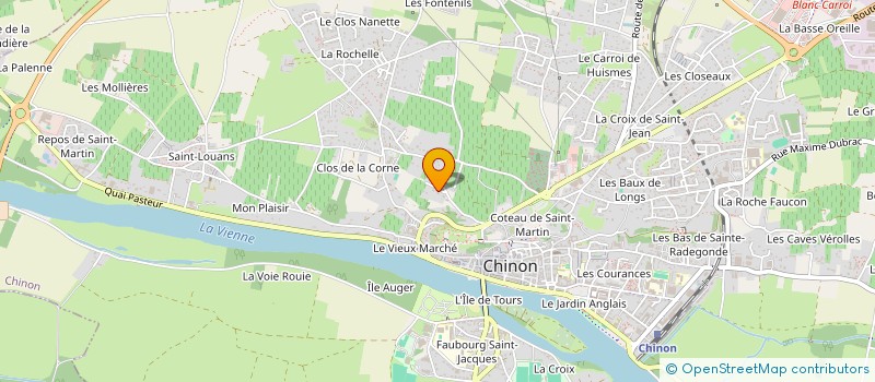 localisation de l'entreprise SCI DU 15 RUE DU GRAND MARCHE  CHINON