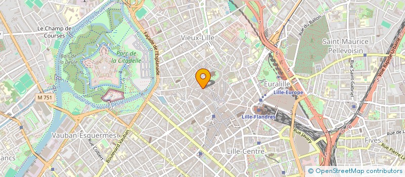 localisation de l'entreprise SCI DU 15 RUE JEAN SANS PEUR  LILLE