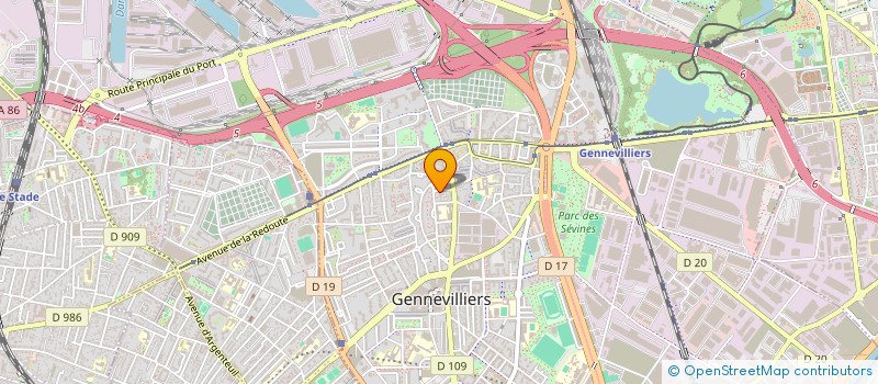 localisation de l'entreprise SCI DU 15 RUE JOSEPH LECLAINCHE à GENNEVILLIERS