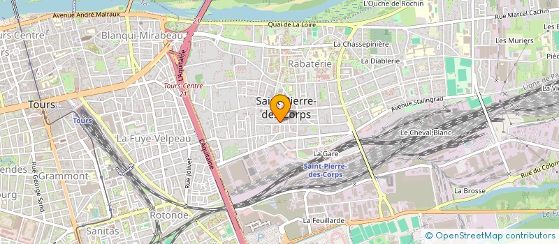 localisation de l'entreprise SCI DU 15 RUE JULES GUESDE  SAINT-PIERRE-DES-CORPS