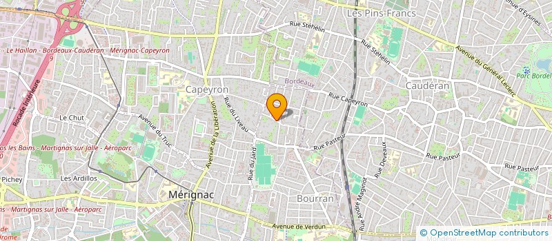 localisation de l'entreprise SCI DU 15 RUE MANUEL  MERIGNAC