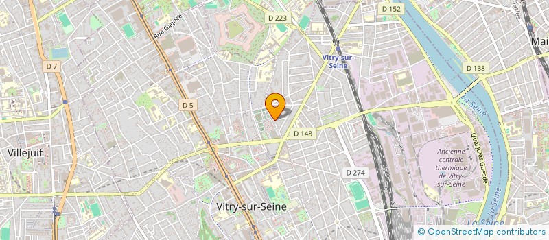 localisation de l'entreprise SCI DU 15 RUE RACINE  VITRY-SUR-SEINE