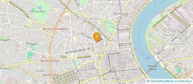 localisation de l'entreprise SCI DU 15 RUE THIAC  BORDEAUX