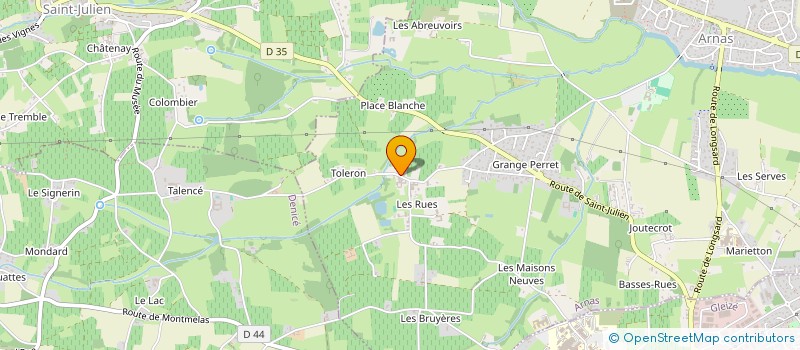 localisation de l'entreprise SCI DU 15 RUE VICTOR HUGO  ARNAS