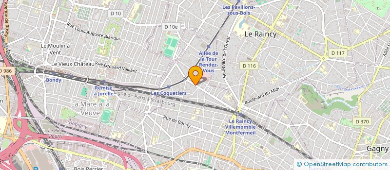localisation de l'entreprise SCI DU 15 SEPTEMBRE à VILLEMOMBLE