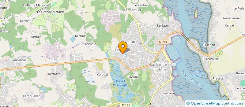 localisation de l'entreprise SCI DU 15 VIEUX CHEMIN DE PARIS  LA TRINITE-SUR-MER