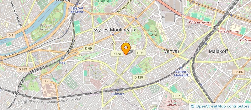 localisation de l'entreprise SCI DU 15 VILLA CHEVREUSE à ISSY-LES-MOULINEAUX