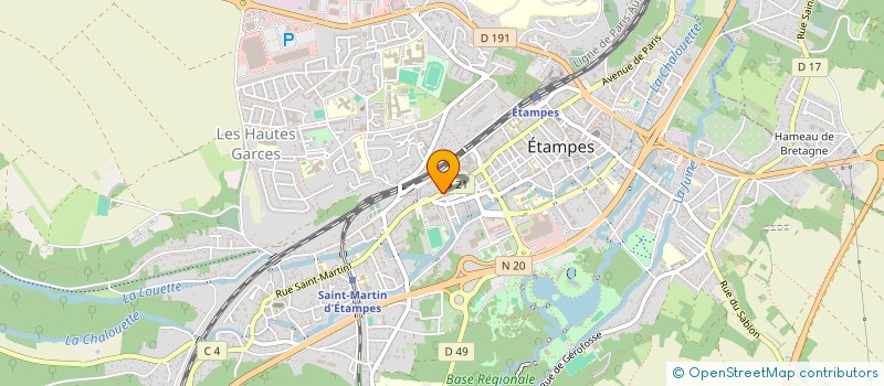 localisation de l'entreprise SCI DU 150 R SAINT JACQUES  ETAMPES