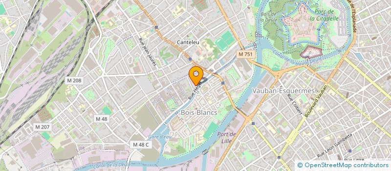 localisation de l'entreprise SCI DU 150 RUE DE GAULLE A LA MADELEINE à LILLE