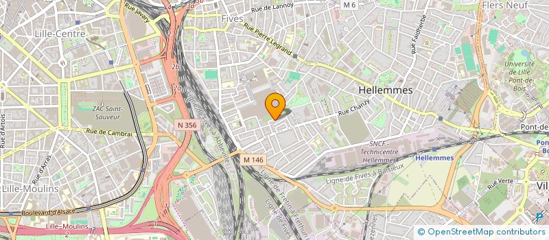 localisation de l'entreprise SCI DU 151 153 à LILLE
