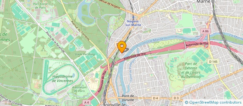 localisation de l'entreprise SCI DU 153 RUE DU CHATEAU à JOINVILLE-LE-PONT