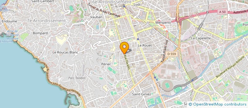 localisation de l'entreprise SCI DU 153 RUE SAINTE à MARSEILLE