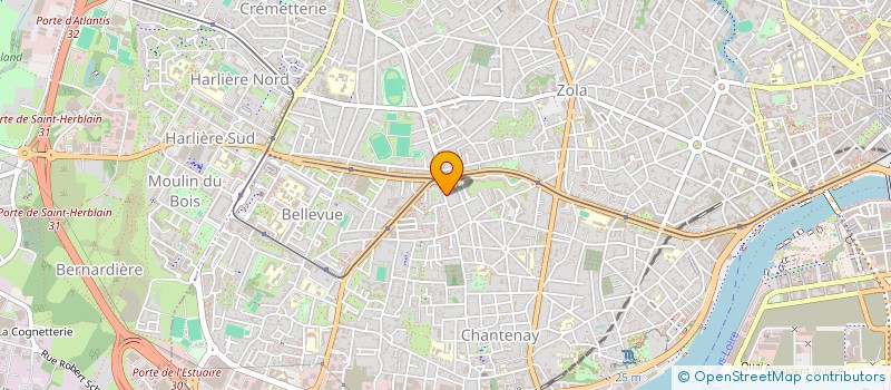 localisation de l'entreprise SCI DU 154 RUE DES PAVILLONS à NANTES