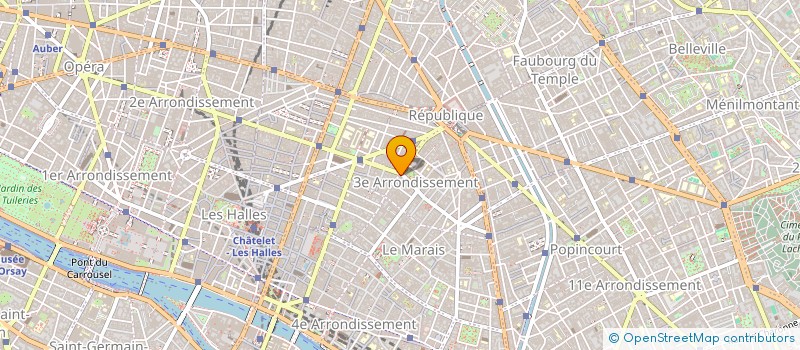 localisation de l'entreprise SCI DU 158 RUE DU TEMPLE  PARIS