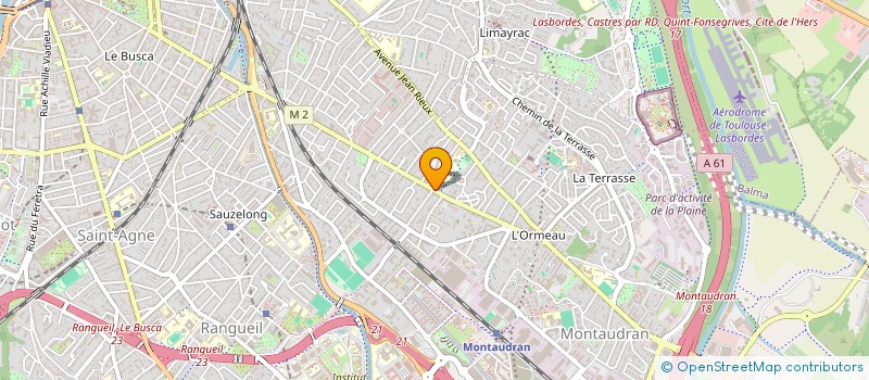 localisation de l'entreprise SCI DU 159 AV SAINT EXUPERY  TOULOUSE