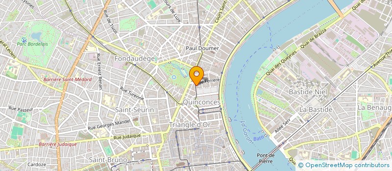 localisation de l'entreprise SCI DU 159 DE LA RUE ACHARD  BORDEAUX