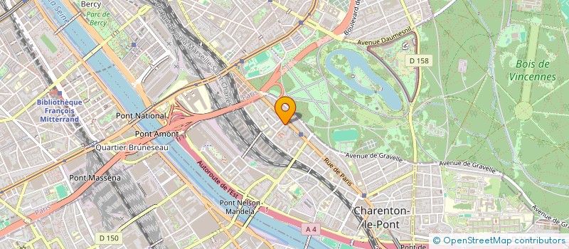 localisation de l'entreprise SCI DU 159 RUE DE PARIS  CHARENTON-LE-PONT