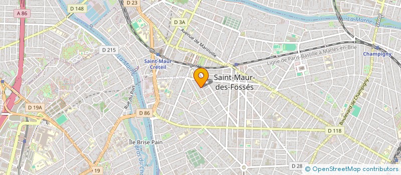 localisation de l'entreprise SCI DU 16 BIS RUE COQUELIN à SAINT-MAUR-DES-FOSSES