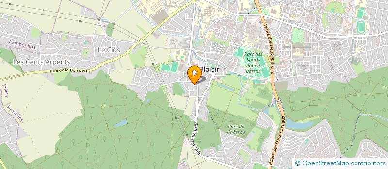 localisation de l'entreprise SCI DU 16 BIS RUE DE LA REPUBLIQUE  PLAISIR