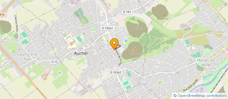 localisation de l'entreprise SCI DU 16 BIS RUE DES MARRONNIERS  AUCHEL