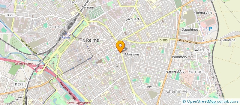 localisation de l'entreprise SCI DU 16 BOULEVARD DE LA PAIX  REIMS