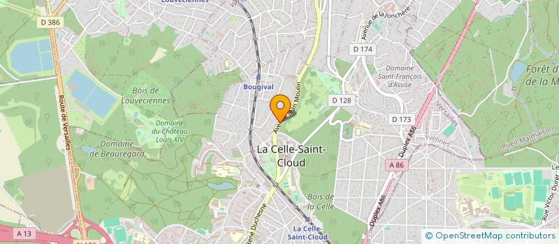 localisation de l'entreprise SCI DU 16 BOULEVARD SAINT-DENIS  LA CELLE-SAINT-CLOUD