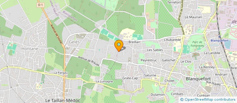 localisation de l'entreprise SCI DU 16 COURS D'ALBRET à BLANQUEFORT